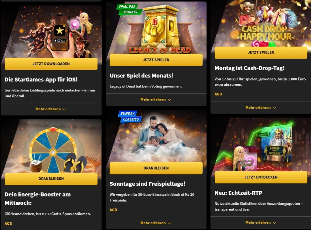 stargames bonus code